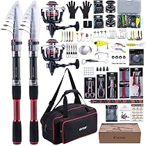 Amazon.co.jp: Goture 釣りセット 釣り竿 1.8M 24点セット 【釣りから
